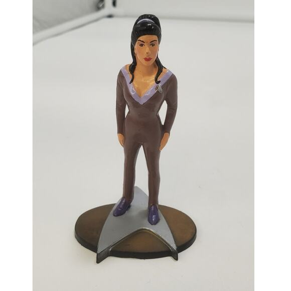 VTG 1992 Star Trek Next Generation Deanna Troi 4" Vinyl Figure Hamilton Gifts - Picture 1 of 6